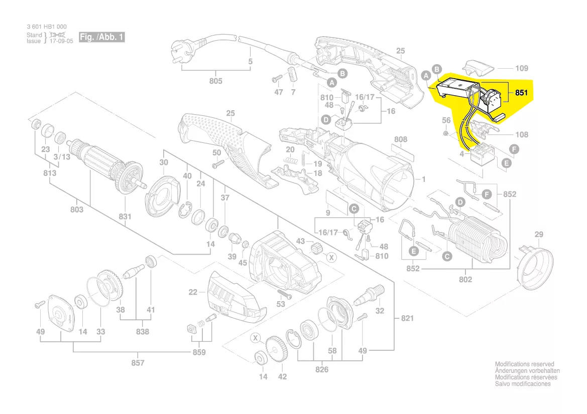 Régulateur de vitesse réf. 1 607 233 256 BOSCH